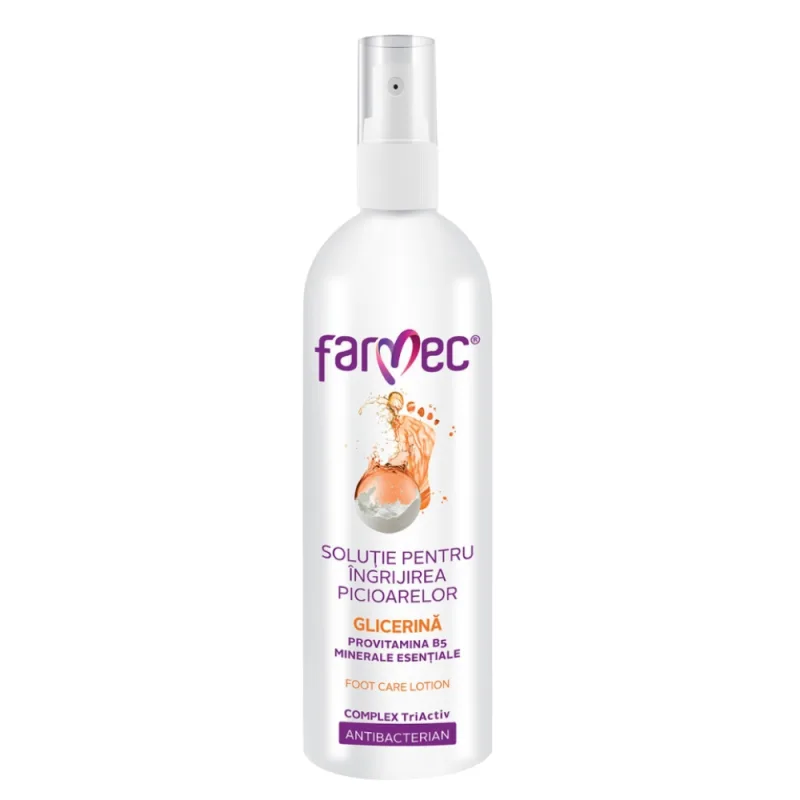 Solutie pentru ingrijirea picioarelor, 200ml, Farmec — preț și oferte
