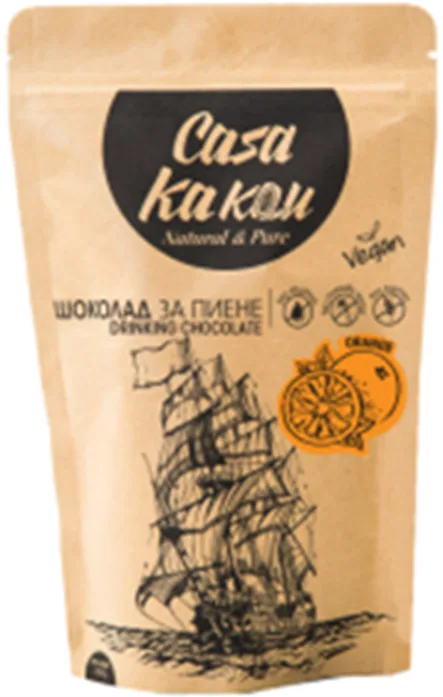 Ciocolata de baut cu ulei de portocale, 24g, Casa Kakau — preț și oferte