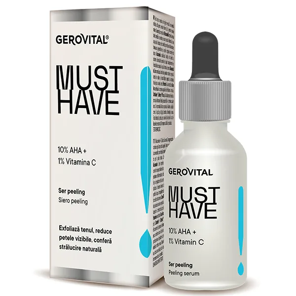 Ser peeling Must Have, 30ml, Gerovital — preț și oferte