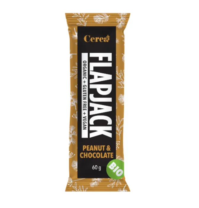 Baton Bio din ovaz cu Arahide si Ciocolata Flapjack, 60g, Cerea — preț și oferte