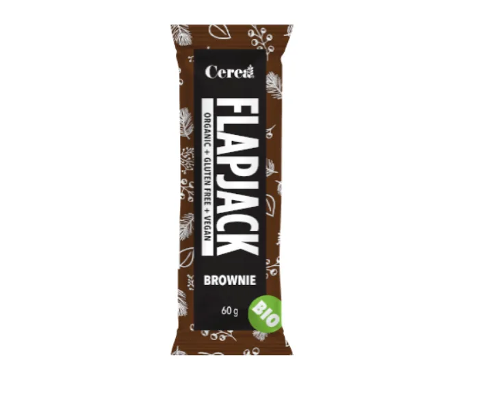 Baton Bio din ovaz cu Brownie Flapjack, 60g, Cerea — preț și oferte