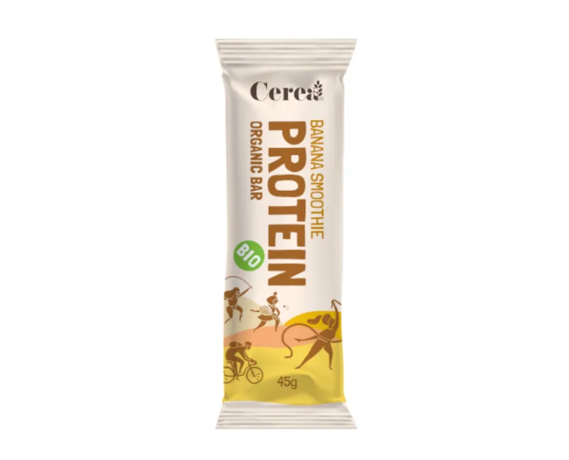 Baton proteic Bio vegan cu Smoothie de Banane Protein, 45g, Cerea — preț și oferte
