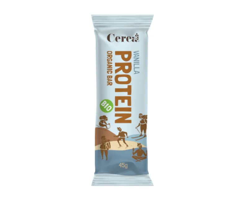Baton proteic Bio vegan cu Vanilie Protein, 45g, Cerea — preț și oferte