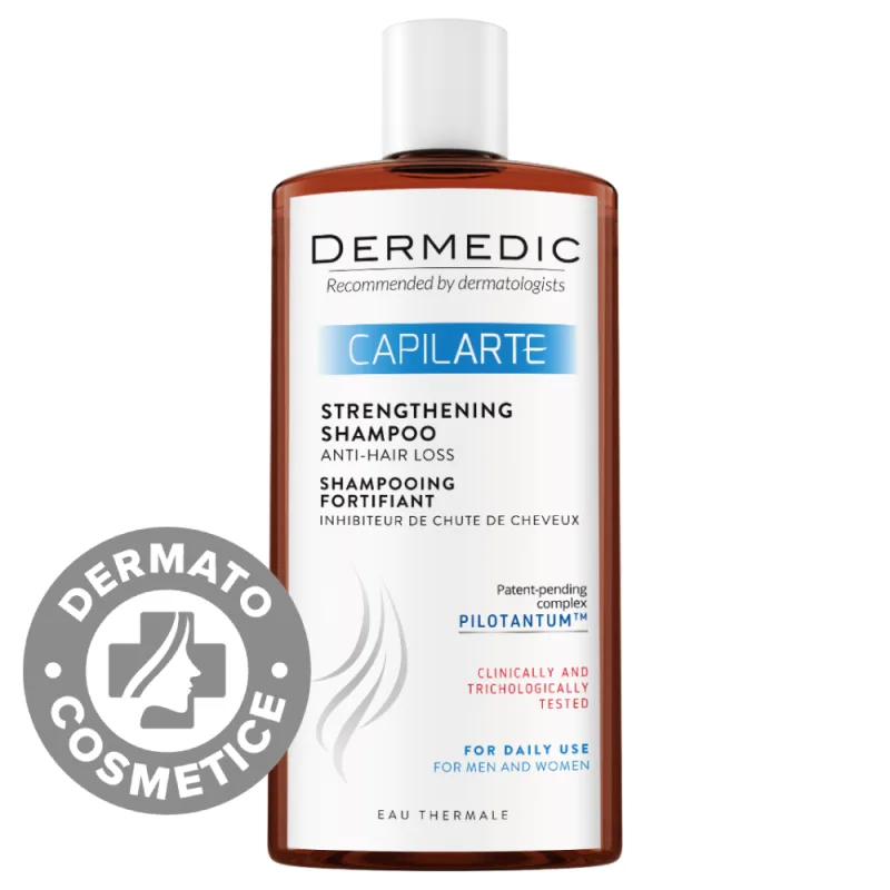 Sampon fortifiant impotriva caderii parului Capilarte, 300ml, Dermedic — preț și oferte