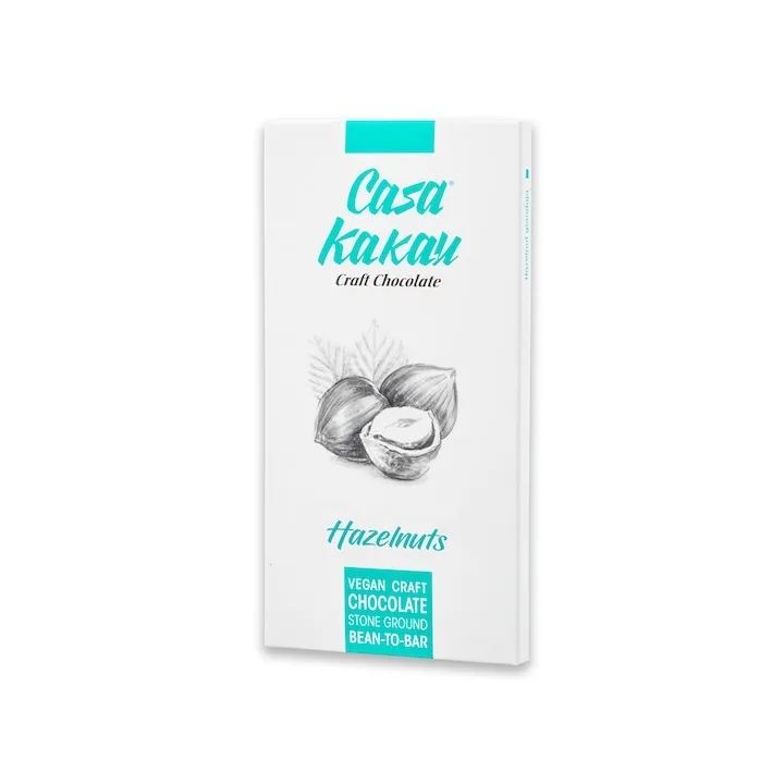 Ciocolata artizanala cu alune 57%, 70g, Casa Kakau — preț și oferte