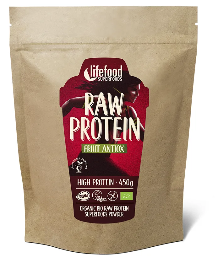 Pudra proteica fruit antiox superfood raw Lifefood Bio, 450g, Lifefood — preț și oferte