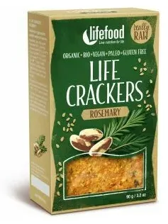 Lifecrackers cu rozmarin raw Bio, 90g, Lifefood — preț și oferte