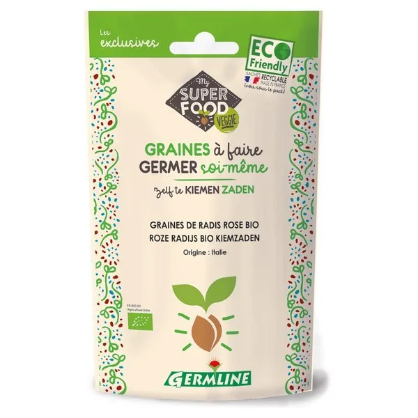 Ridichie rosie pentru germinat bio, 100g, Germline — preț și oferte