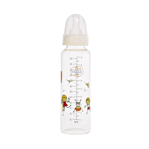 Biberon sticla Borosilicat 3M+ Baby, 250ml, Minut — preț și oferte
