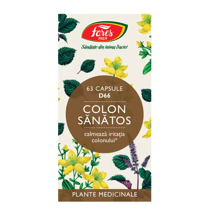 Colon Sanatos, D66, 63 capsule, Fares — preț și oferte