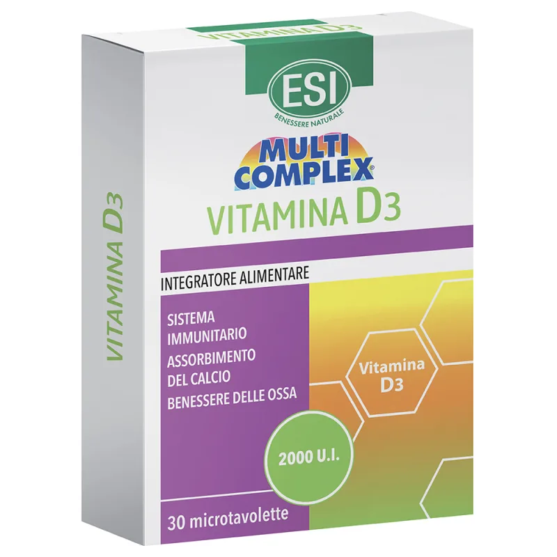 Vitamina D3 2000UI, 30 microtablete, Esi Spa — preț și oferte