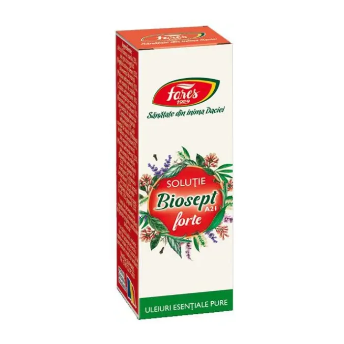 Biosept forte solutie A21, 10 ml, Fares — preț și oferte