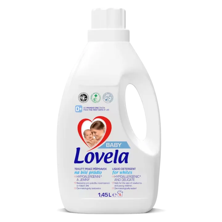 Detergent lichid pentru rufe albe, 1.45 litri, Lovela Baby — preț și oferte