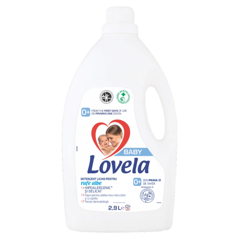 Detergent lichid pentru rufe albe, 2.9 litri, Lovela Baby — preț și oferte