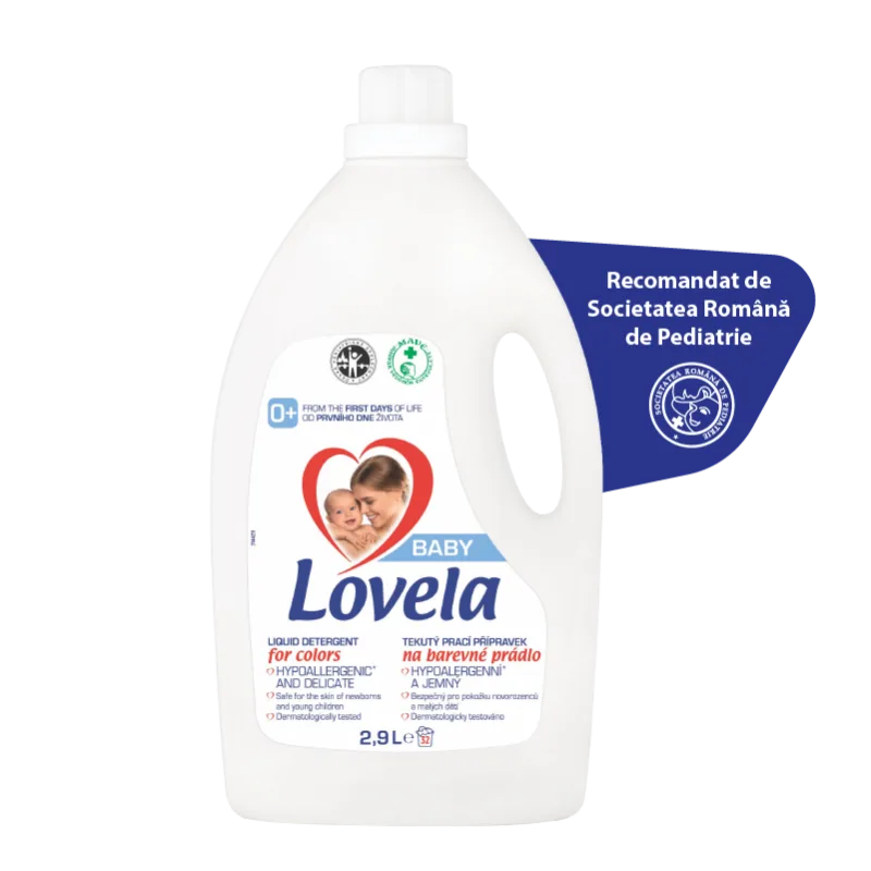 Detergent lichid pentru rufe colorate, 2.9 litri, Lovela Baby — preț și oferte