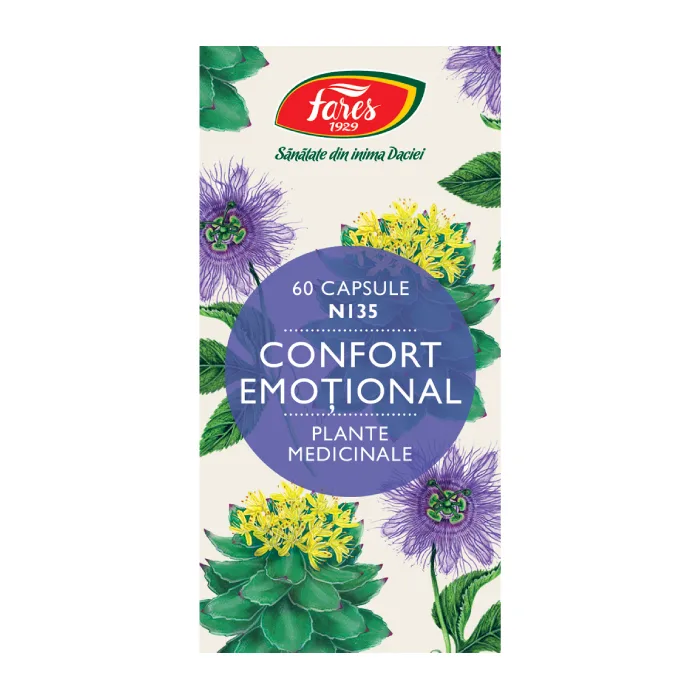 Confort emotional, 60 capsule, Fares — preț și oferte