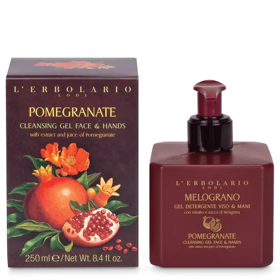 L'Erbolario Gel de curatare pentru fata si maini Rodie, 250ml — preț și oferte