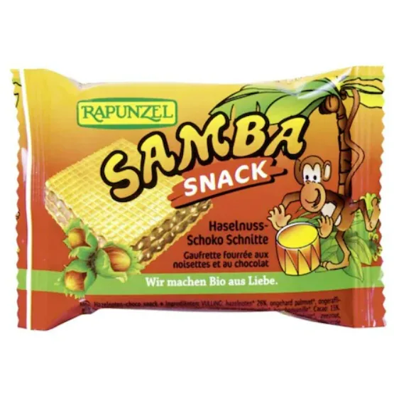 Napolitane bio Samba Snack, 25g, Rapunzel — preț și oferte