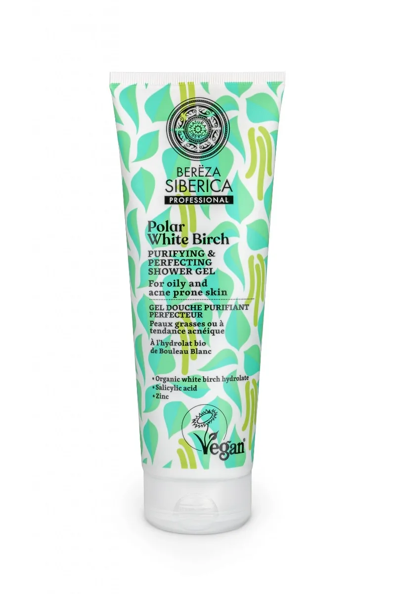 Gel de dus cu mesteacan alb, 200ml, Natura Siberica — preț și oferte