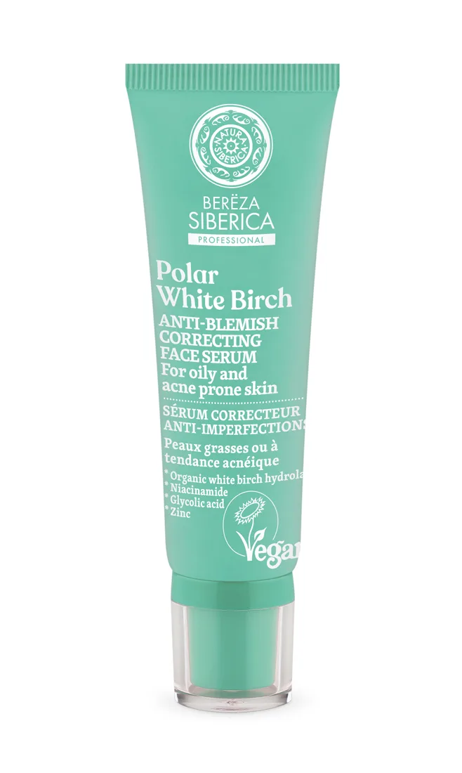 Ser corector anti-acnee Polar White Birch, 30ml, Natura Siberica — preț și oferte