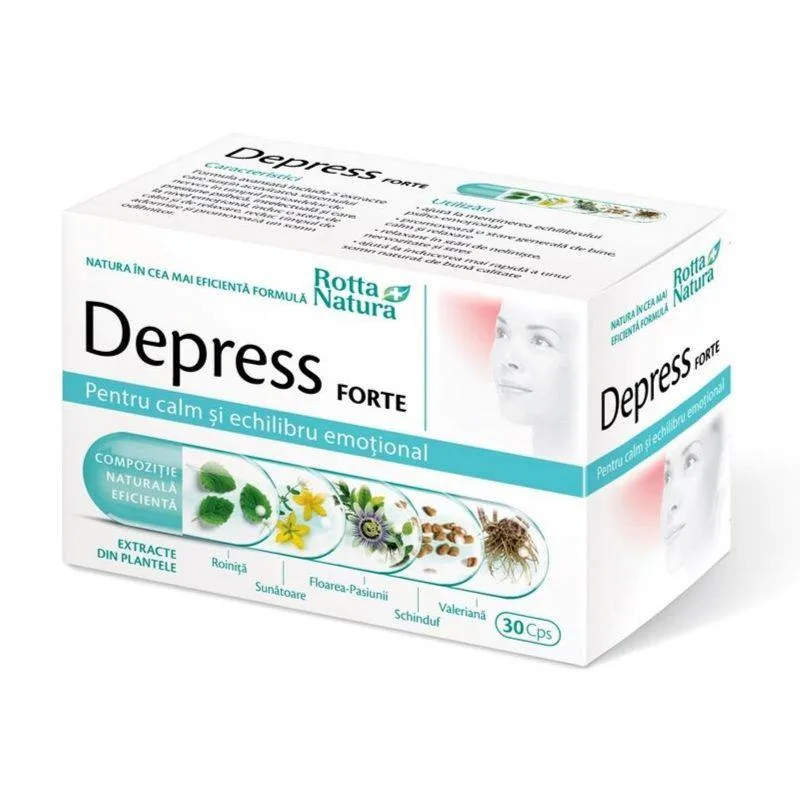 ROTTA NATURA Depress forte, 30 capsule — preț și oferte