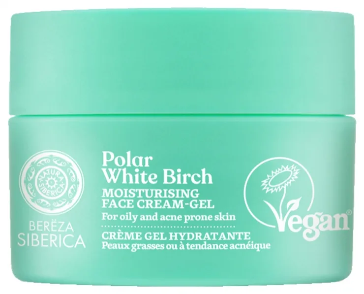 Crema-gel hidratanta cu mesteacan alb pentru ten gras sau acneic Polar White Birch, 50ml, Natura Siberica — preț și oferte