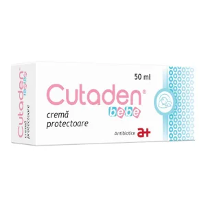 Crema protectoare Cutaden Bebe, 50 ml, Antibiotice SA
