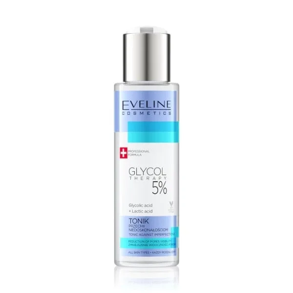 Tonic impotriva imperfectiunilor Glycol Therapy 5%, 110ml, Eveline Cosmetics — preț și oferte