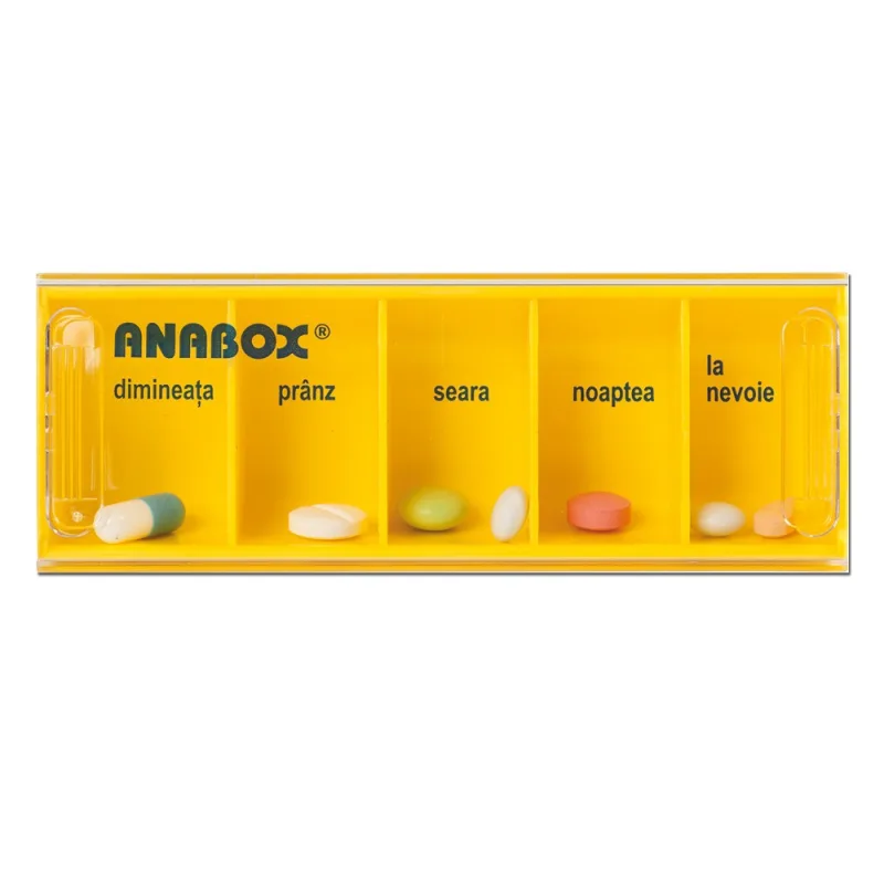 Organizator medicamente pentru utilizare zilnica, 1 bucata, Anabox — preț și oferte