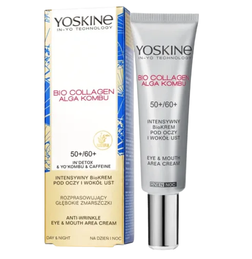 Crema antirid pentru zona ochilor Bio Collagen Alga Kombu 50+/60+,15ml, Yoskine — preț și oferte