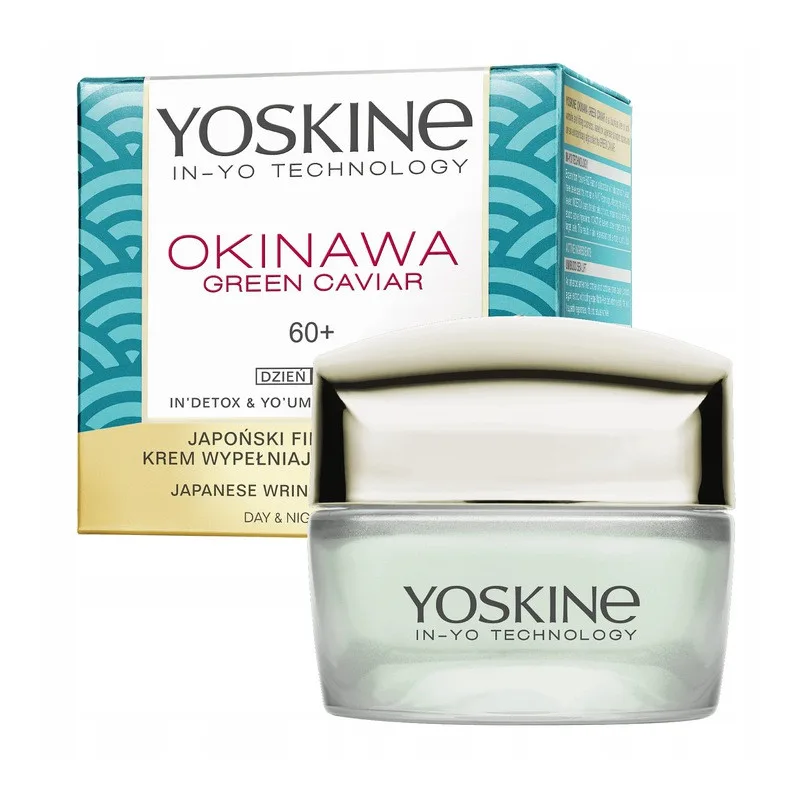 Crema de fata cu efecti de lifting Okinawa Green Caviar 60+, 50ml, Yoskine — preț și oferte