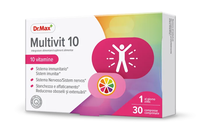 Dr. Max Multivit 10, 30 comprimate filmate — preț și oferte