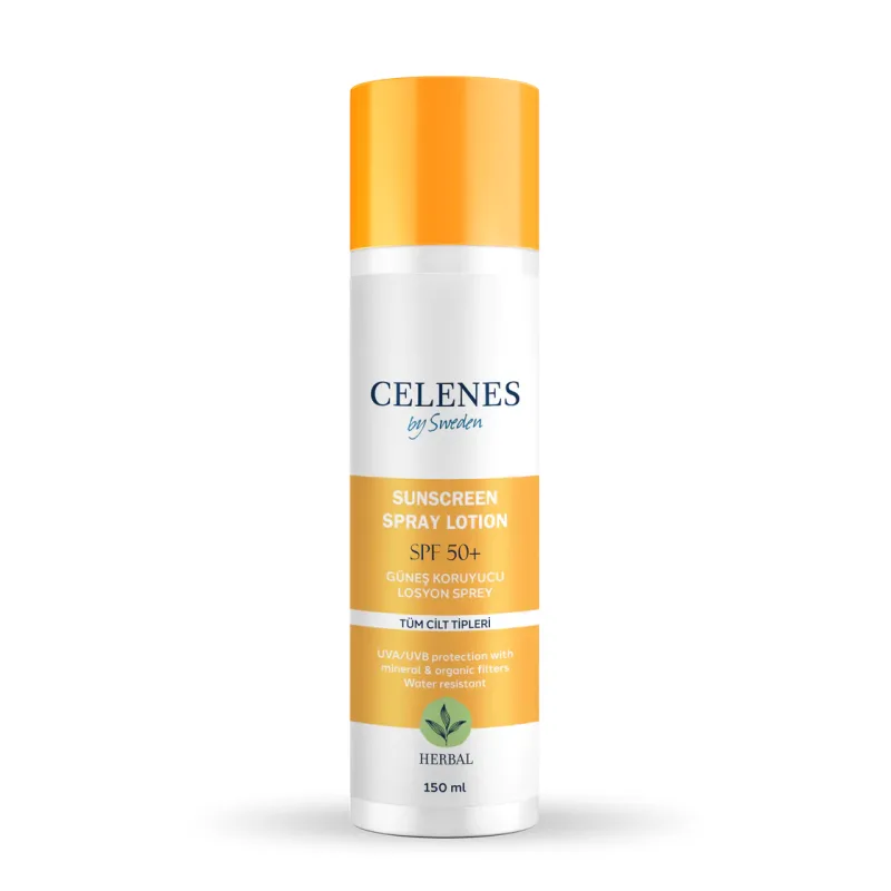 Lotiune spray pentru protectie solara Herbal cu SPF 50+, 150ml, Celenes — preț și oferte