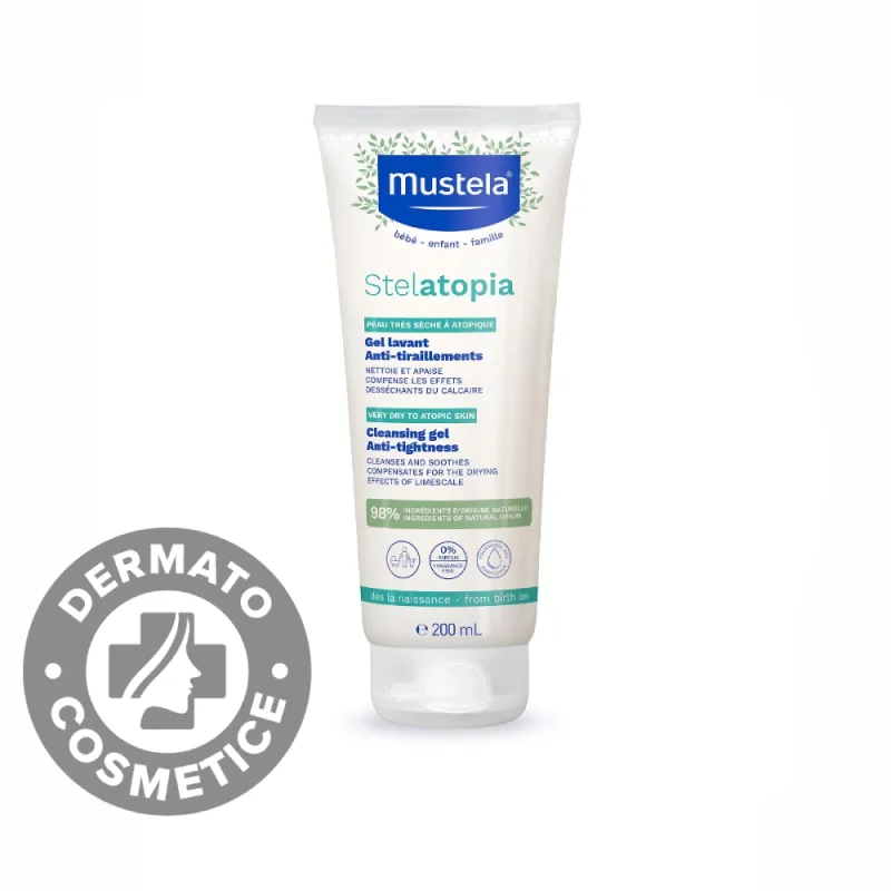 Gel de curatare pentru piele cu tendinta atopica Stelatopia, 200ml, Mustela — preț și oferte