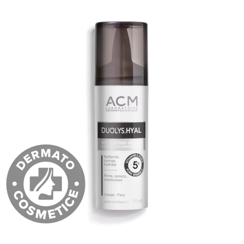 Ser intensiv anti-imbatranire cu vitamina C pura 5% Duolys Hyal, 15ml, ACM ACM LABORATOIRE — preț și oferte