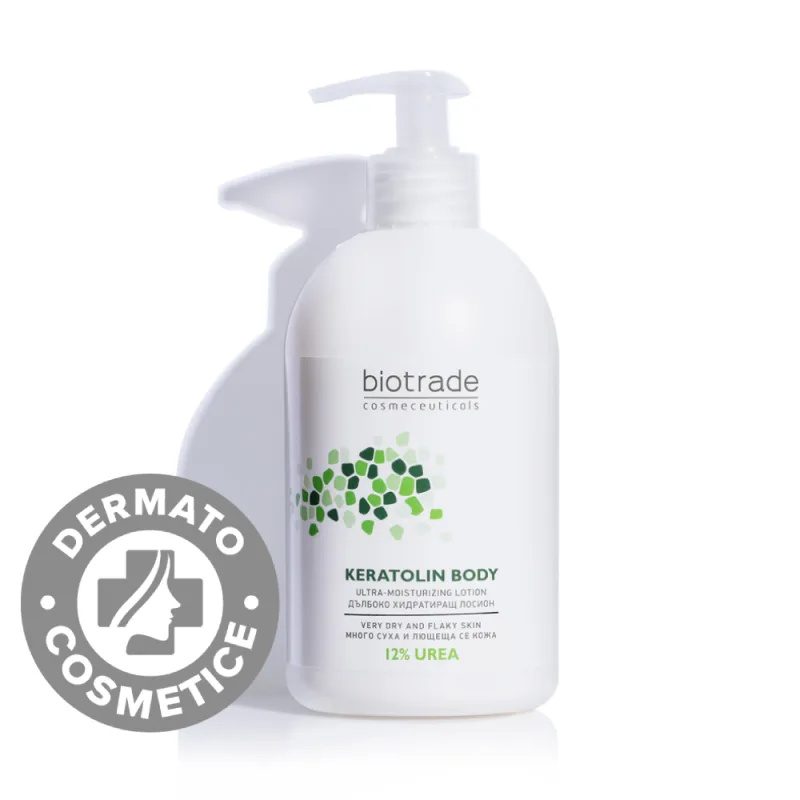 Lotiune pentru corp cu uree 12% Keratolin, 400ml, Biotrade — preț și oferte