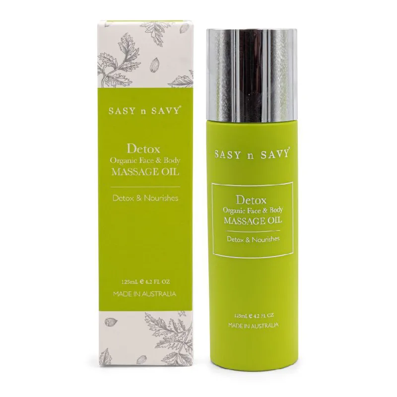 Ulei masaj detoxifiant, 125ml, Sasy n Savy — preț și oferte