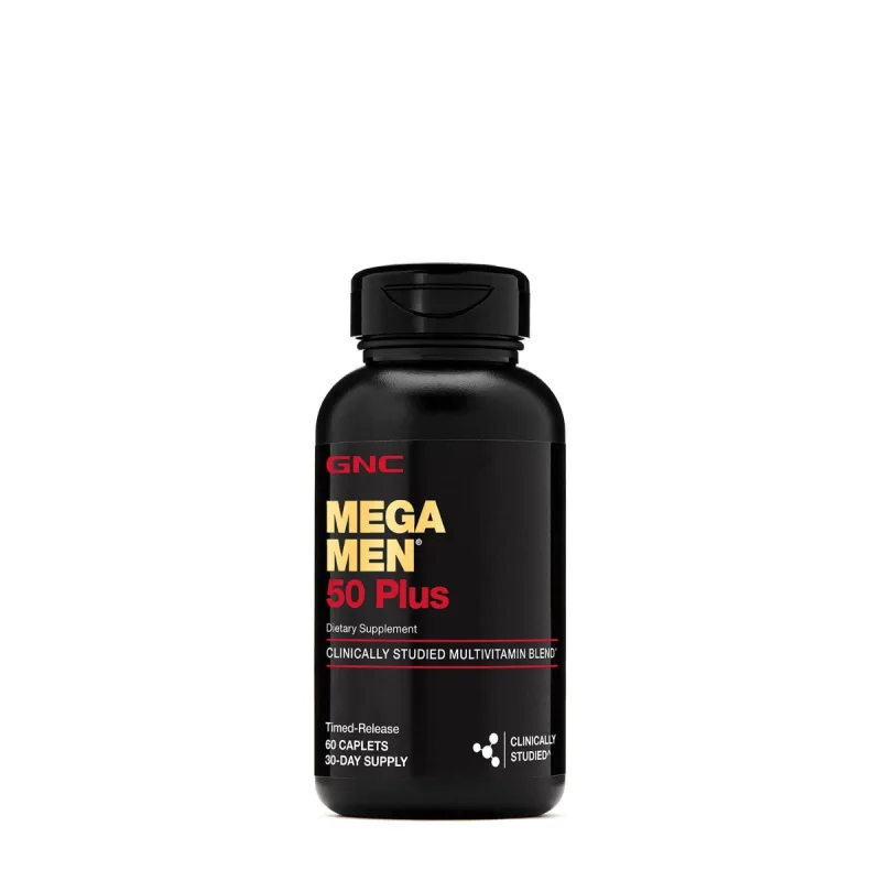Complex de Multivitamine pentru barbati Mega Men® 50 Plus, 60 tablete, GNC — preț și oferte
