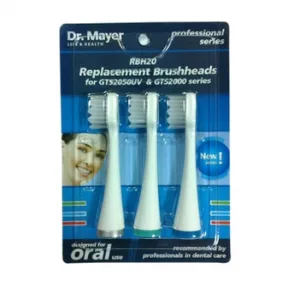 Rezerva capete pentru periuta sonica GTS2000/  GTS2060/  GTS2050, 3 bucati, Dr.Mayer
