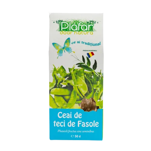 Ceai de teci de fasole, 50g, Plafar — preț și oferte