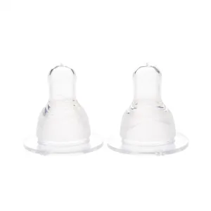 Set tetine din silicon super fin 3 luni+ Baby, 2 bucati, Minut