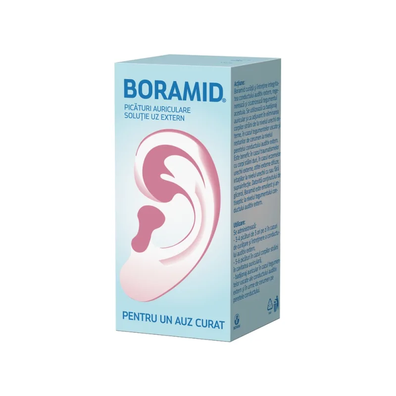 Boramid solutie auriculara, 10ml, Biofarm — preț și oferte
