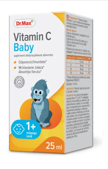 Dr. Max Vitamin C Baby picaturi, 25ml — preț și oferte
