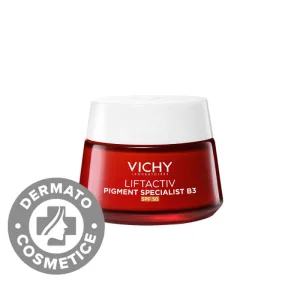 Crema de zi pentru corectarea tenului cu pete pigmentare B3 Liftactiv Specialist SPF50, 50ml, Vichy