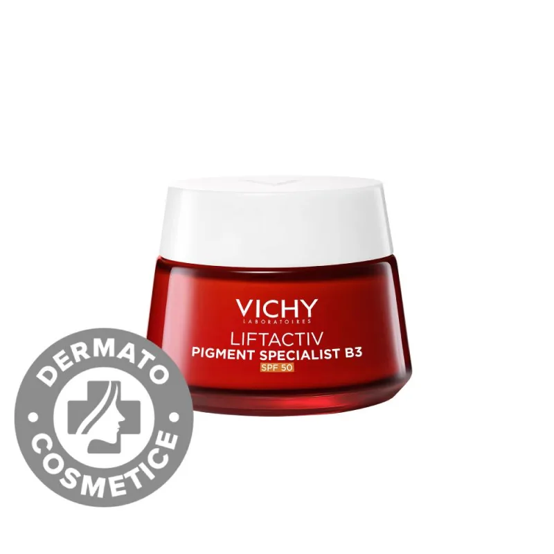 Crema de zi pentru corectarea tenului cu pete pigmentare B3 Liftactiv Specialist SPF50, 50ml, Vichy — preț și oferte