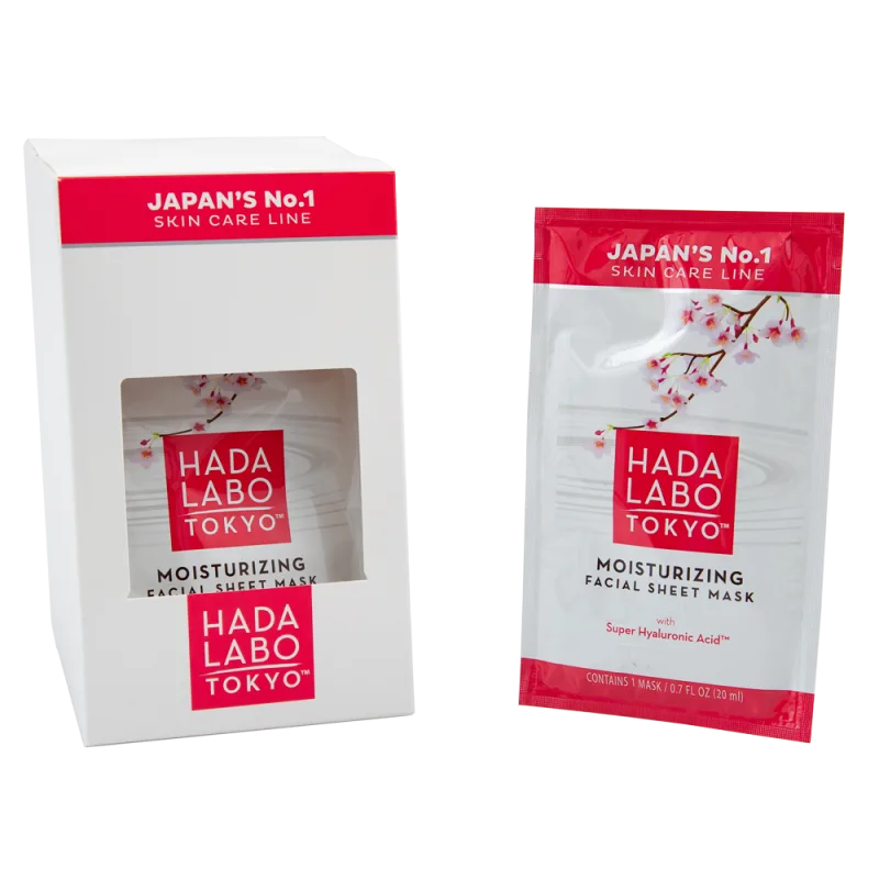 Masca faciala hidratanta sub forma de servetel cu Super Acid Hyaluronic, 20ml, Hada Labo Hada Labo Tokyo — preț și oferte