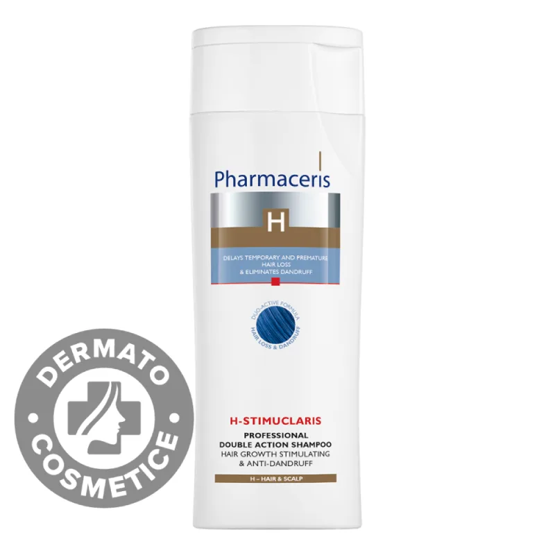 Sampon pentru stimularea cresterii parului si antimatreata Stimuclaris H, 250ml, Pharmaceris — preț și oferte