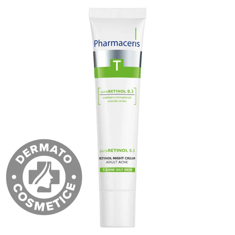 Crema de noapte cu retinol Pure-Retinol T, 40ml, Pharmaceris — preț și oferte