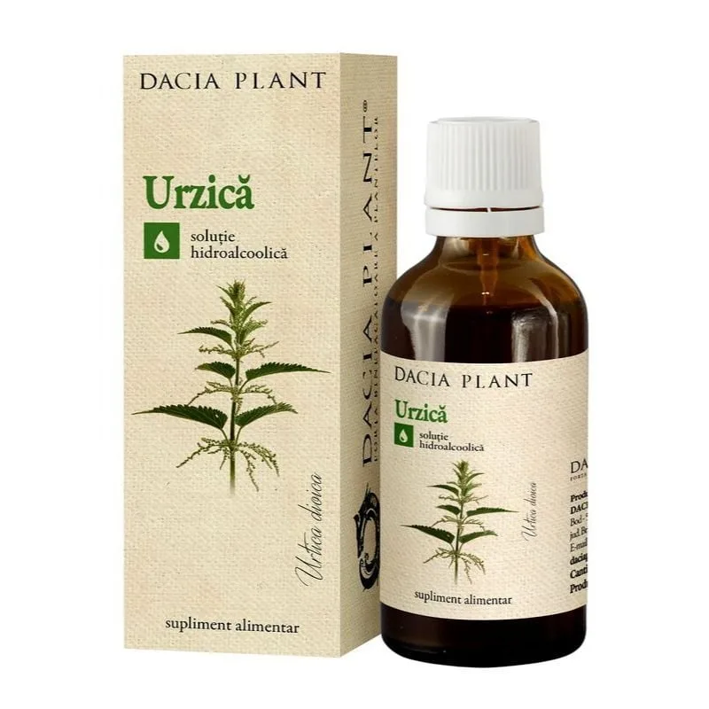 Tinctura de urzica, 50ml, Dacia Plant — preț și oferte