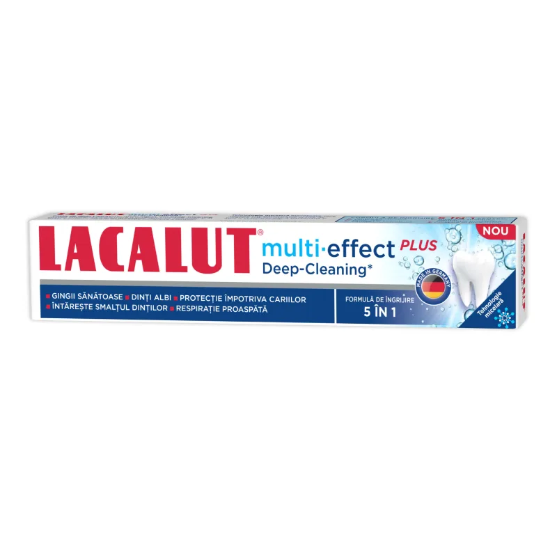 Pasta de dinti Lacalut Multi-Effect Deep-Cleaning, 75ml, Zdrovit — preț și oferte